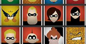 129 posters minimalistas dos maiores heróis e vilões da história