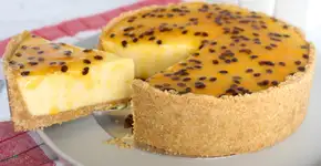 Torta de maracujá deliciosa não vai ao forno e é de dar água na boca