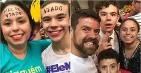 Família recebe ataques após publicar foto em ato contra Bolsonaro