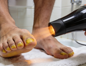 Bem estar: Unhas grossas e amareladas: um secador de cabelo comum salva os pés melhor do que qualquer creme