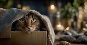 Por que gatos amam caixas? A resposta vai te surpreender