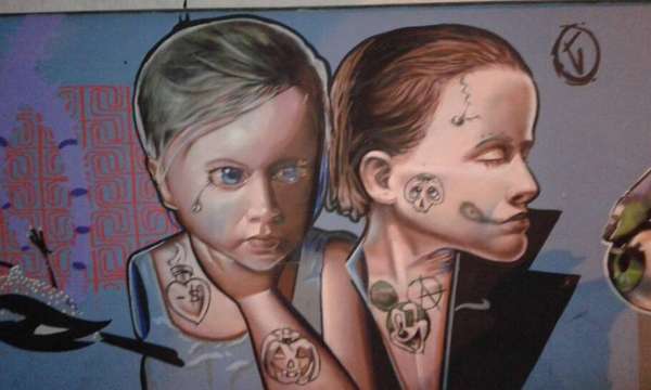 Graffiti na Avenida Bernardo Monteiro, clicado por Yuri Max