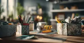 Caixas de leite viram organizadores incríveis com estas dicas