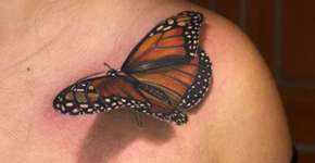 As incríveis tatuagens 3D que parecem saltar da pele