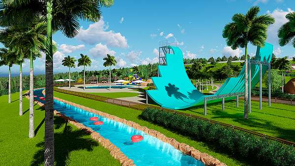 O parque aquático Bali Park será inaugurando em três fases