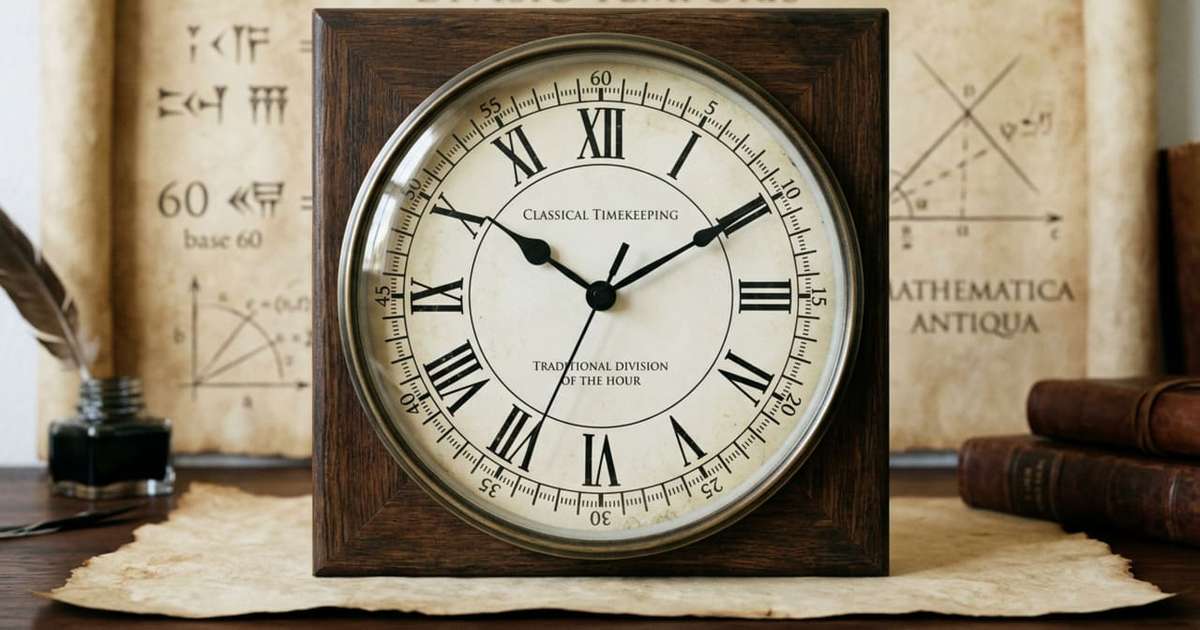 Por que uma hora tem sessenta minutos?