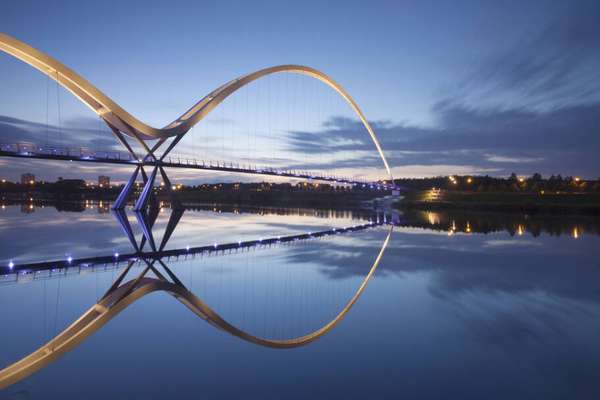 Infinity Bridge, Stockton-on-Tees, Reino Unido