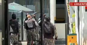 Equipe de reportagem fica encurralada durante tiroteio no Rio