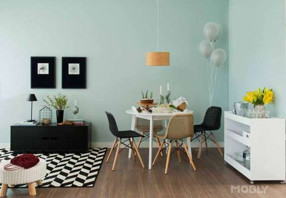 Ambiente decorado com móveis Mobly