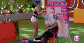 BBB 22: Maria bate com balde na cabeça de Natália e web pede expulsão