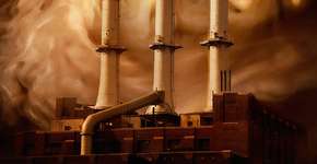 Um forte aroma no ar: artista ‘pinta’ o céu com café