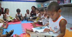 Para estimular leitura, creche no Maranhão monta ‘Babyteca’