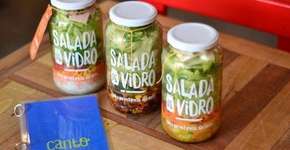 ‘Salada de Vidro’ é refeição saudável, barata e ecológica