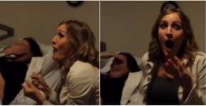 Ela tem a MELHOR reação quando descobre que vai ser tia de gêmeos