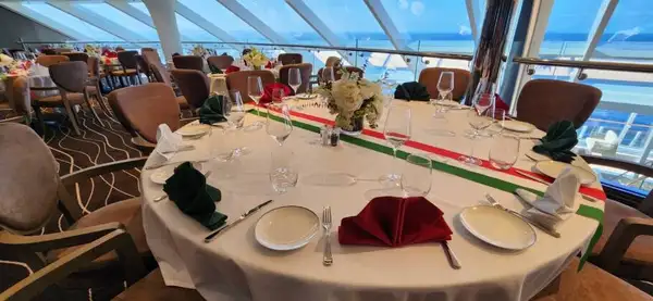 Restaurante exclusivo para passageiros do MSC Yatch Club 