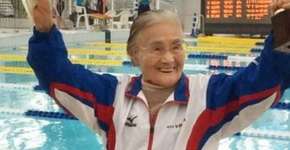 Japonesa bate recorde como primeira centenária a nadar 1500 metros