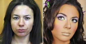 Maquiagem que parece cirurgia plástica.