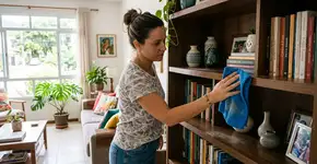 “Comecei pelo teto, não pelo chão”: em uma semana, a poeira parou de voltar