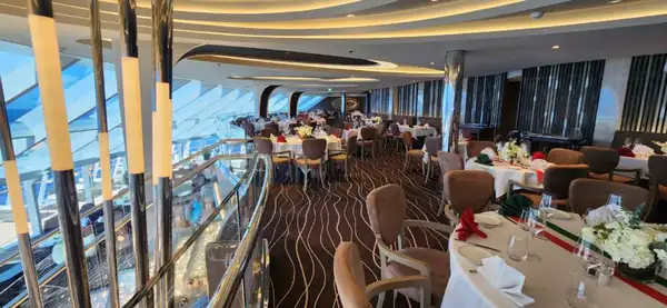 Restaurante exclusivo para passageiros do MSC Yatch Club 