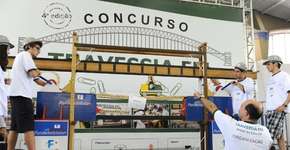 Concurso desafia alunos a construírem ponte com palito de sorvete