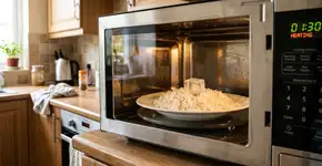 Um truque para deixar o arroz do jantar macio e soltinho como se tivesse acabado de ser cozido, usando apenas um cubo de gelo