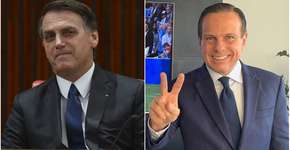 Bolsonaro ‘paga’ flexão com Doria e web não perdoa
