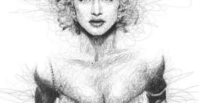 Artista malaio retrata celebridades com rabiscos