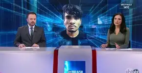 Âncora do SBT se confunde e chama assassino do DF de Lázaro Ramos