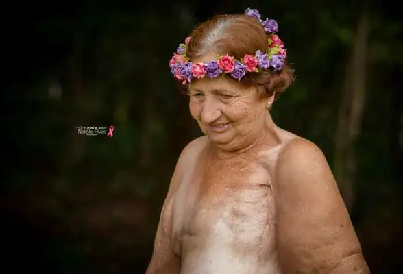 Ensaio da Natália Alves com sua avó Aurora