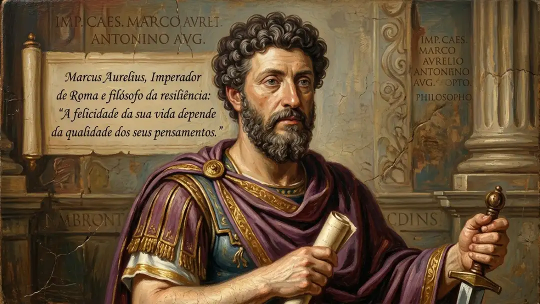 Marcus Aurelius, imperador de Roma e filósofo da resiliência: 