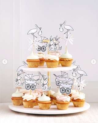 Foto divulgada por Darcy Miller, responsável pela decoração do chá de bebê da duquesa de Sussex