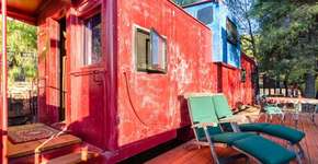 Já pensou em se hospedar em um trem?