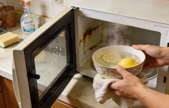 Featured large news: O truque do limão que tira o cheiro de queimado do micro-ondas em dois minutos