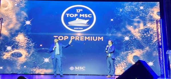  Ignacio Palacios, diretor de Vendas e Revenue, e Adrian Ursilli, diretor-geral da MSC Cruzeiros no Brasil