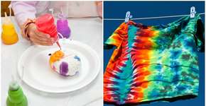 Aprenda como fazer camiseta tie dye com 8 estampas diferentes