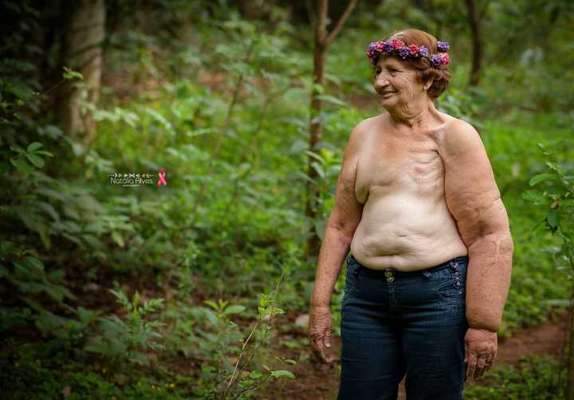 Ensaio da Natália Alves com sua avó Aurora