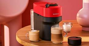 Imperdível! Cafeteira Nespresso Vertuo Pop está com 51%OFF + voucher de R$150 em cafés da marca