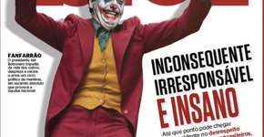 Revista compara Bolsonaro a Coringa e divide opiniões na web