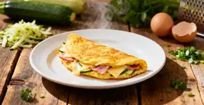 Com uma abobrinha e dois ovos, preparo um almoço maravilhoso, até as crianças adoram