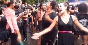 Alunos protestam contra o governo com paródia de ‘Baile de Favela’