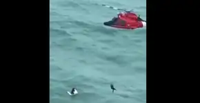 Guarda Costeira salva homem à deriva em cooler no Golfo do México