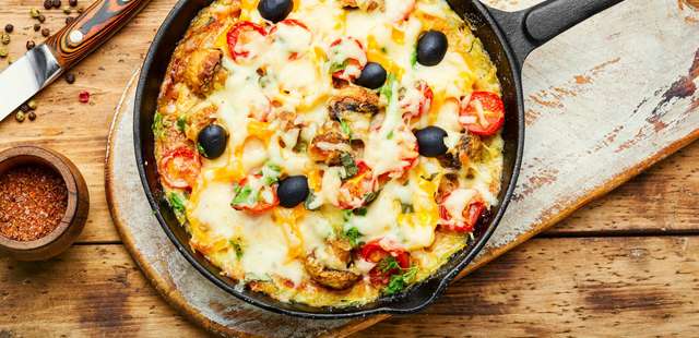 Omelete de pizza: uma receita prática e cheia de sabor