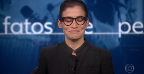 Após anúncio de Bonner, Renata Vasconcelos encerra jornal emocionada