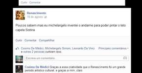 Professor de história usa as redes sociais para conseguir atenção dos alunos nas aulas
