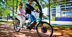 Aplicativo oferece transporte de bicicleta elétrica em São Paulo