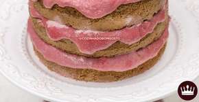 Naked cake de bicho-de-pé fica bonito e delicioso