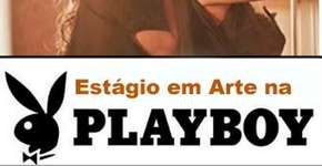 Revista playboy procura estagiário em design gráfico