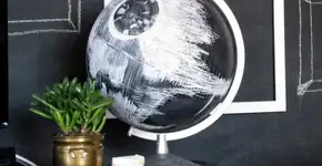 4 maneiras de fazer uma Estrela da Morte de decoração