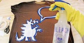 Aprenda a customizar camisetas com água sanitária