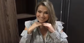 Fani Pacheco posa de biquíni hot pant após virar plus size